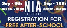 NIA - After School Registration